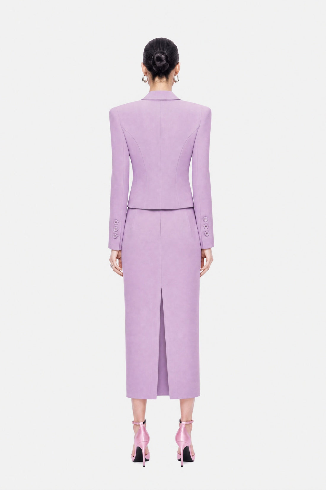 Tailored Midi Pencil Skirt