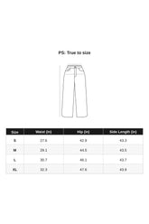 Printed Wide Leg Trousers