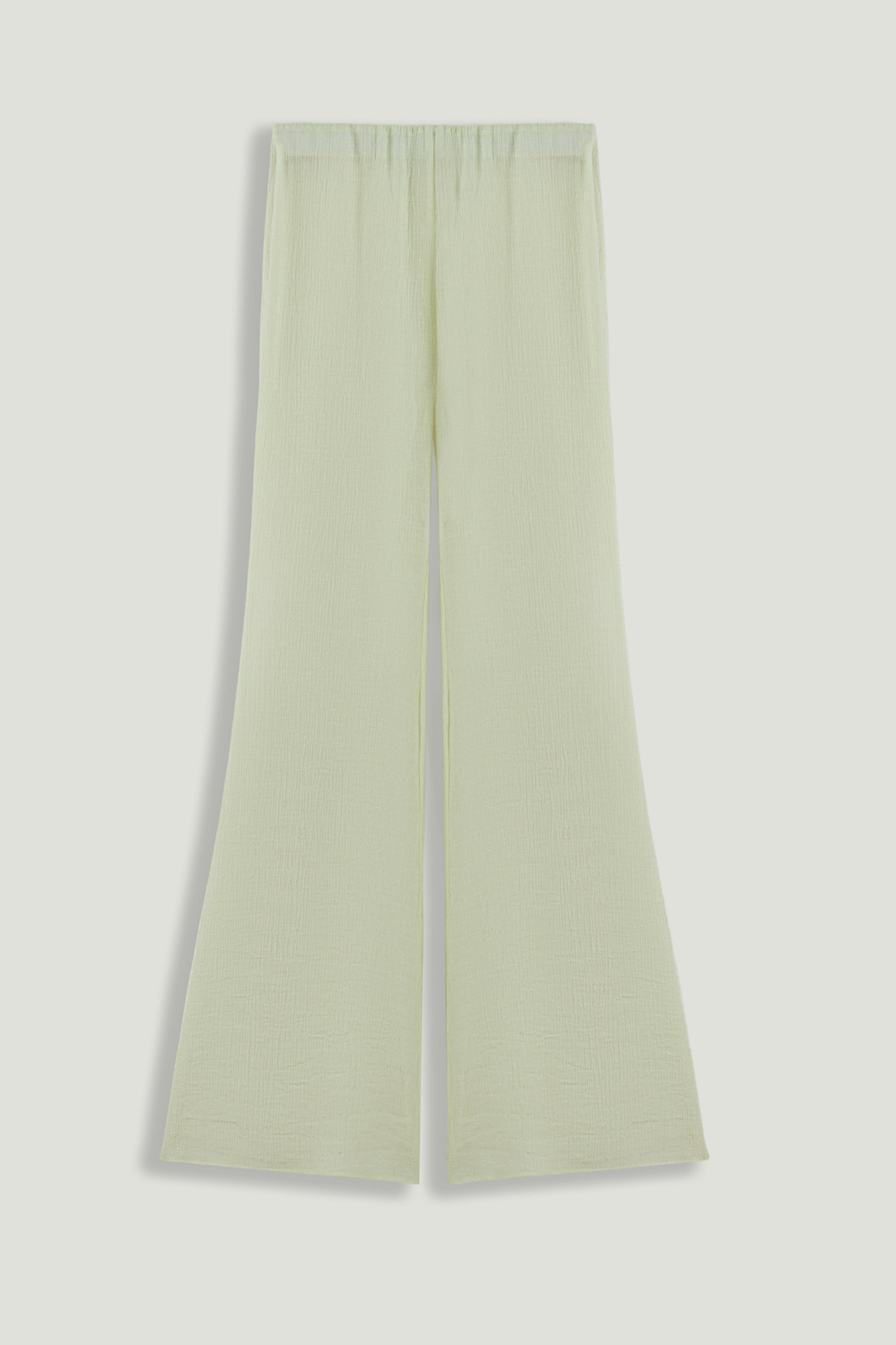 High-Waist Flare Trousers