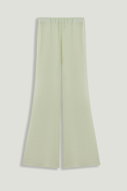High-Waist Flare Trousers