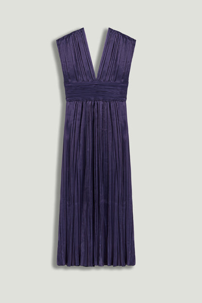 V-Neck Midi Dress