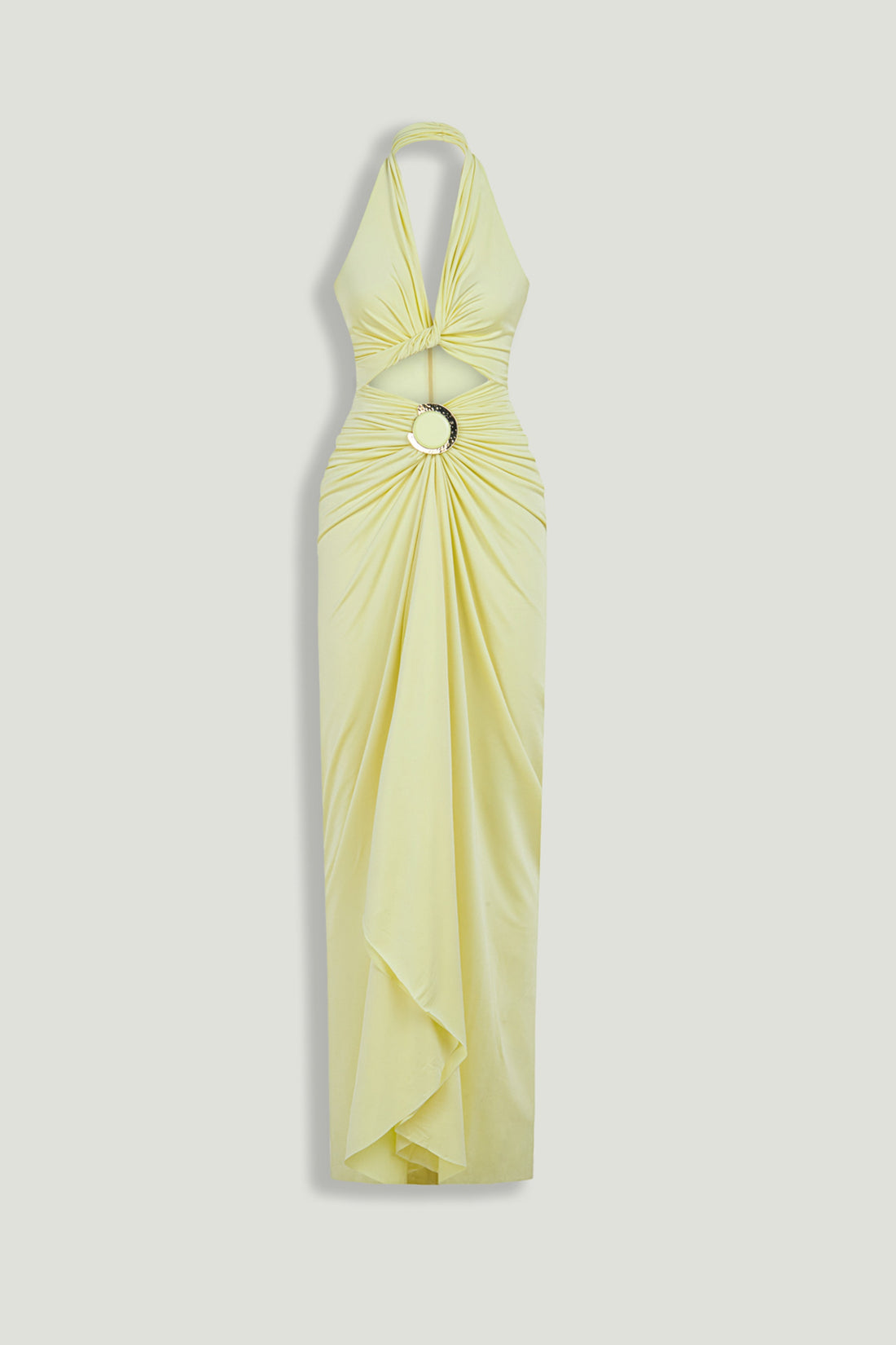 Cut-Out Detail Embellished Maxi Dress