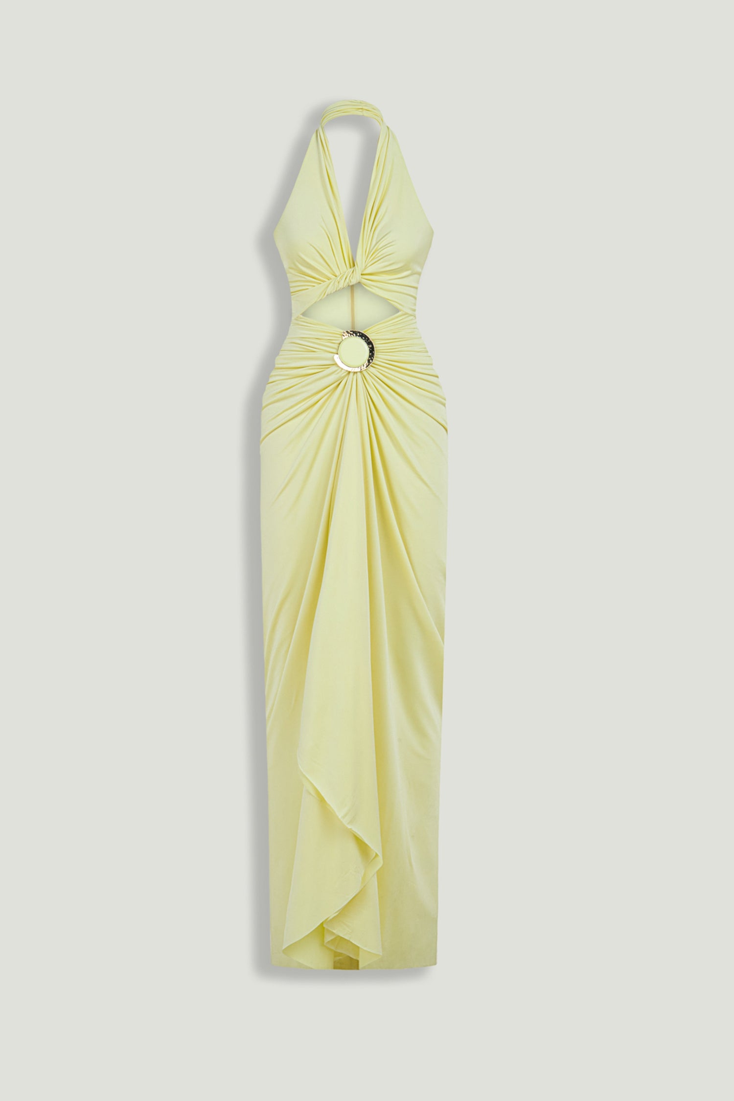 Cut-Out Detail Embellished Maxi Dress