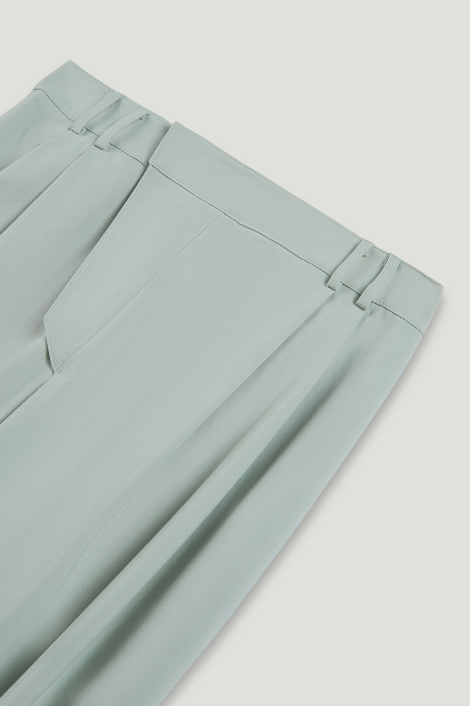 Draped High-Waist Harem Trouser