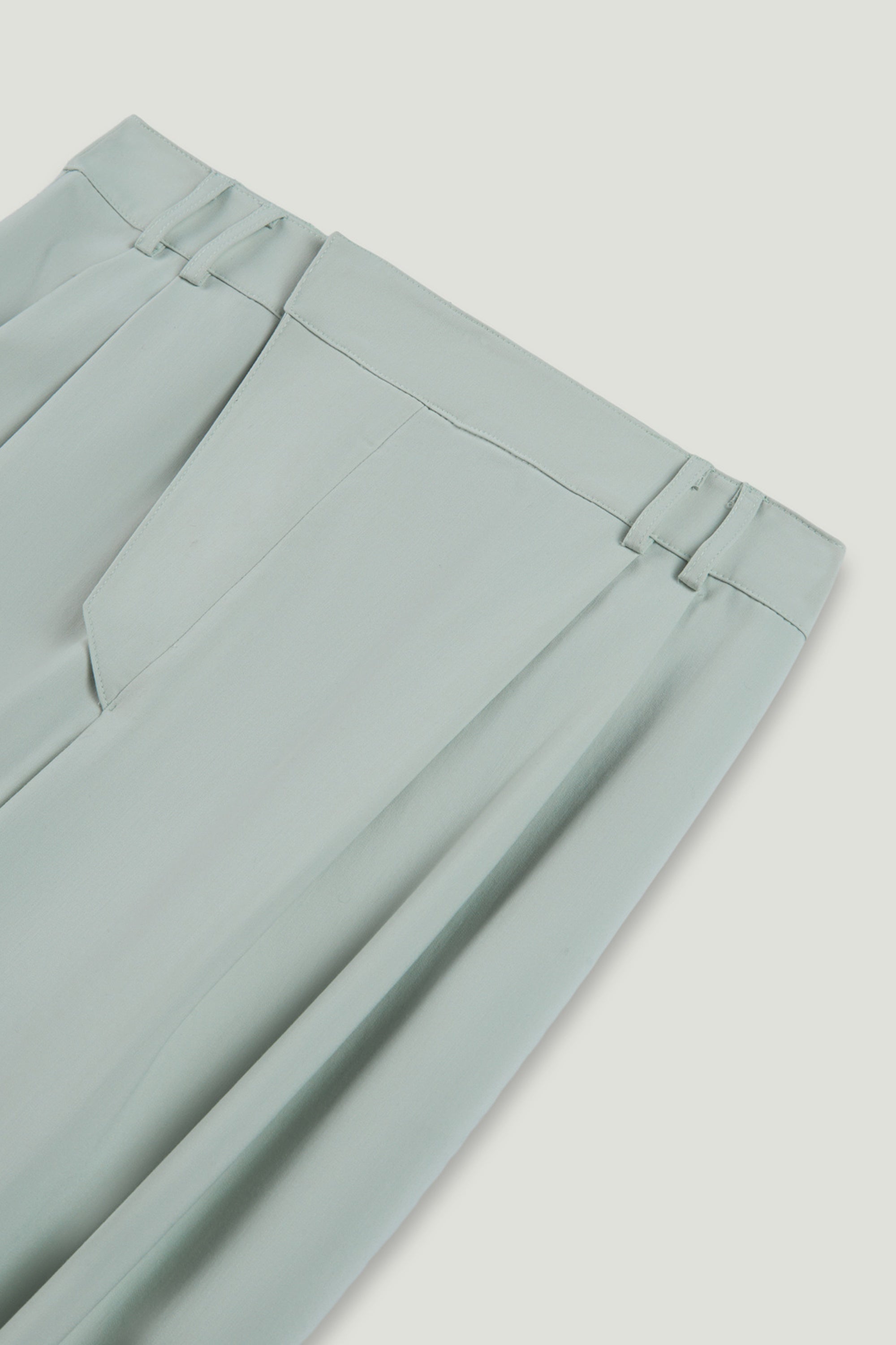 Draped High-Waist Harem Trouser