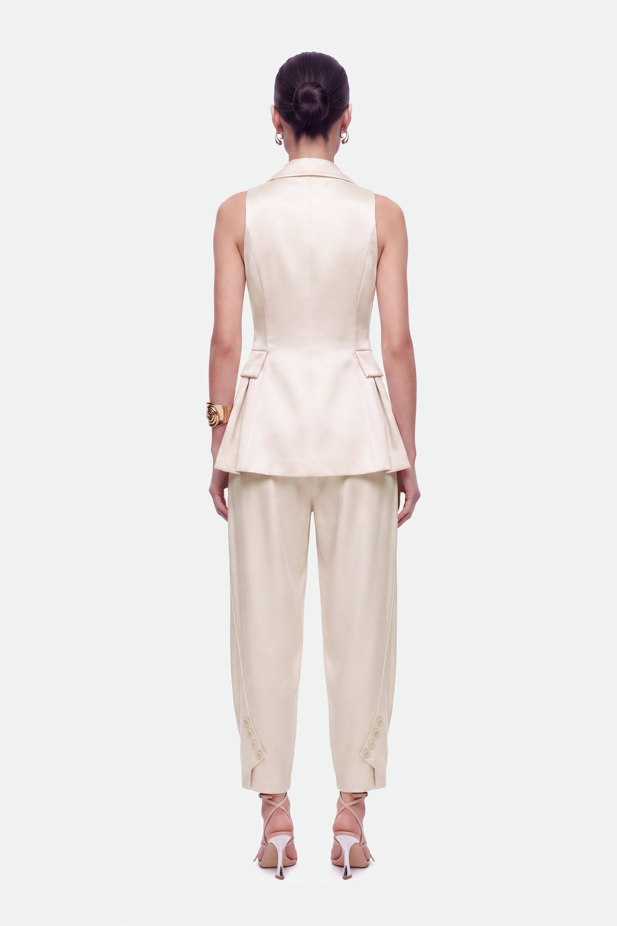 Single-Button Peak-Lapel Vest