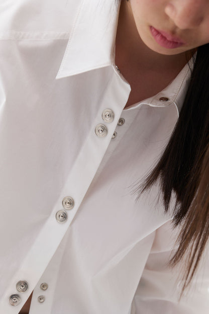 Long Sleeve Button- Up Shirt